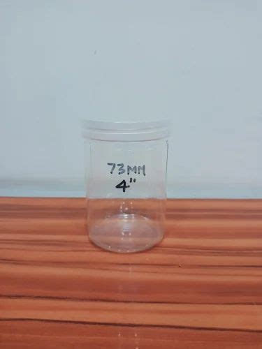 Capacity Ml And Ml Transparent Pet Plastic Jars At