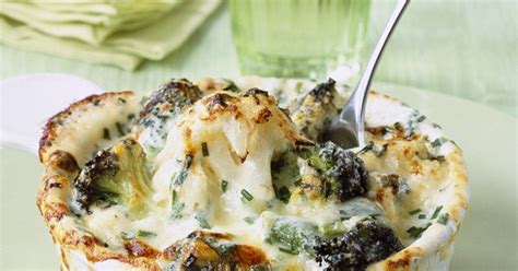 Cauliflower Broccoli And Mature Cheddar Cheese Gratin Recipe Olivemagazine