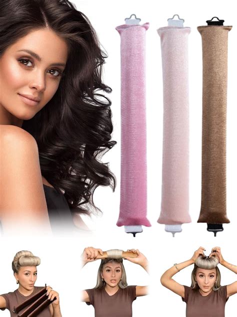 Heatless Hair Curler Flexi Rozo With Hook Overnight Heatless Curls