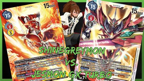 ShineGreymon Billy Vs Jesmon GX Turbo Jamie Digimon TCG Showmatch