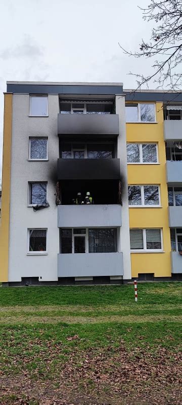 Feuer zerstört Wohnung Einsatzbericht Dortmund Scharnhorst