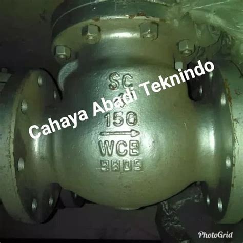 Jual New Check Valve Wcb Ansi Ukuran Inch Swing Check Valve