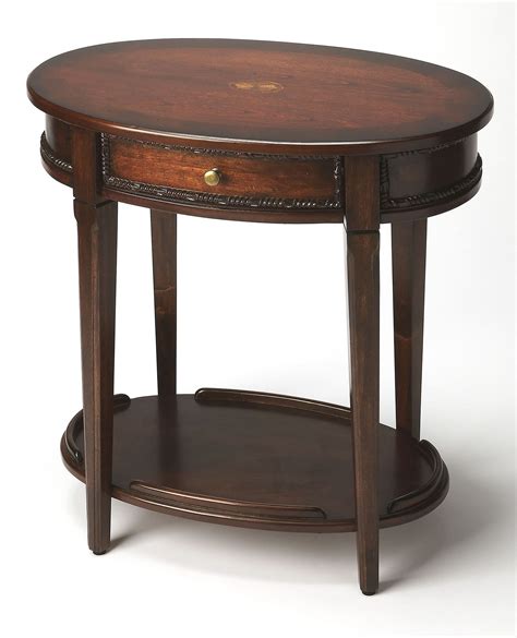 Plantation Cherry Oval Side Table From Butler 3425024 Coleman Furniture