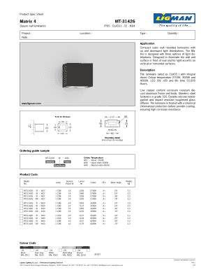 Fillable Online Matrix 4 MT 31426 Matrix 1 2 3 Matrix 1 Matrix 5 Matrix