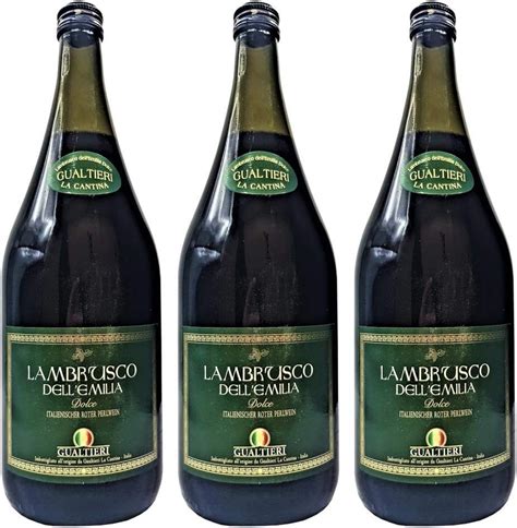 Lambrusco Rosso Dolce Gualtieri Dell Emilia IGT 3 X 1 50 L Vino