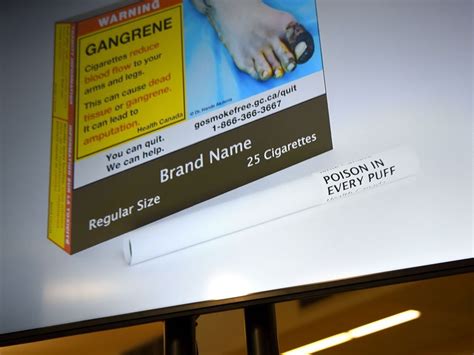 New cigarette warning labels in effect this week in Canada | Toronto Sun