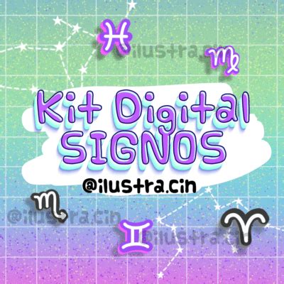 Kit Digital Signos Ilustra Cin Pandoca Design