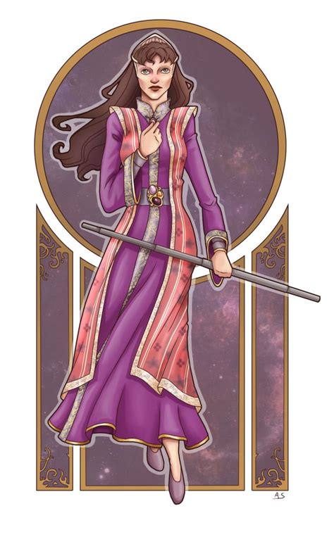 Gorgeous Drawing Of Delenn Look At The Detail Of The Fabric On Her