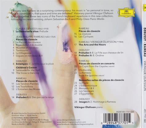 Víkingur Ólafsson - Debussy &CenterDot; Rameau CD Új. bontatlan!