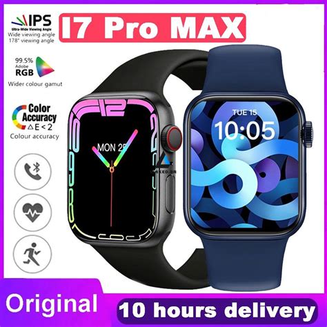 IWO 14 Serie 7 i7 Pro Max Smartwatch Bluetooth Chamada IP67 Freqüência