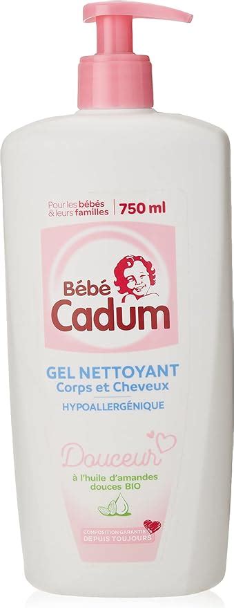 Cadum Bébé Cadum Gel Nettoyant Corps et Cheveux à l Huile d Amandes