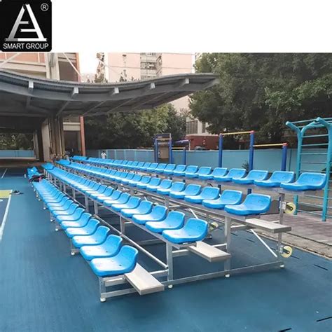 Temporary Grandstand Seating System Stadium Metal Demountable Tribune