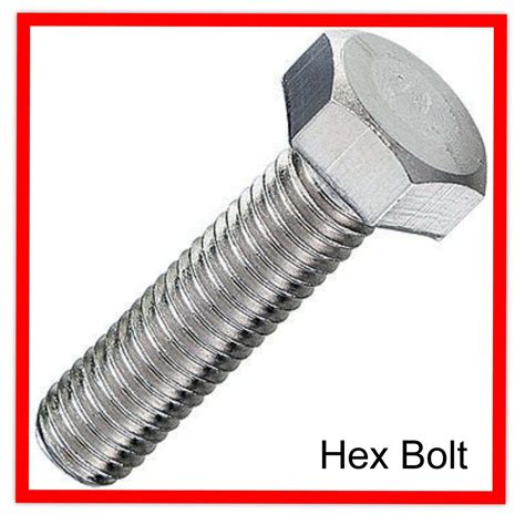 Types Of Bolts And Their Uses With Pictures Names Engineering Learn