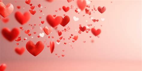 Premium Ai Image Valentines Day Red Lights Background