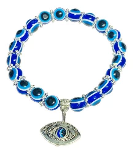 Pulsera Ojo Turco Protección Dije Giratorio Horus MercadoLibre