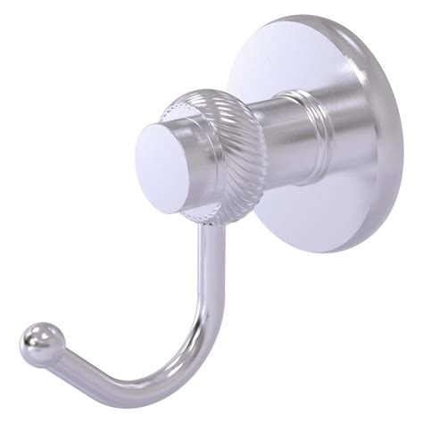 Allied Brass Mercury Satin Chrome Single Wall Mount Towel Hook 920t Sch At