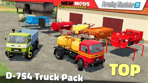 Fs22 D 754 Truck Pack Farming Simulator 22 Mods Review 2k60 Youtube