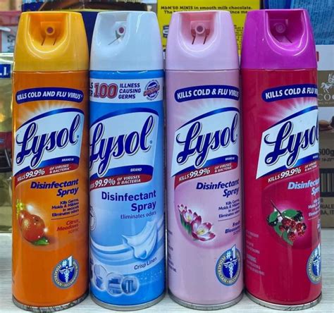 Lysol Disinfectant Spray 170g Random Scent Only Lazada Ph