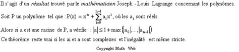 Le Théorème De Lagrange Sur Les Polynômes