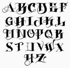 Afbeeldingsresultaat voor gangster tattoo fonts | Tattoo lettering ...