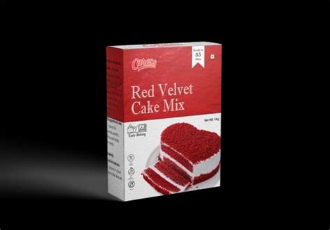 Egg Less Caress Instant Red Velvet Cake Premix Powder Packaging Size