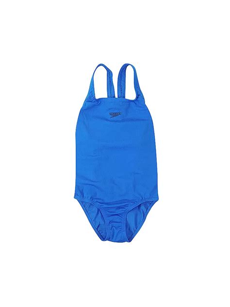 Speedo Mädchen Badeanzug Endurance Blau