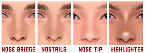 OBSCURUS Obscurus Sims MAXIS MATCH GENETICS SET NOSE