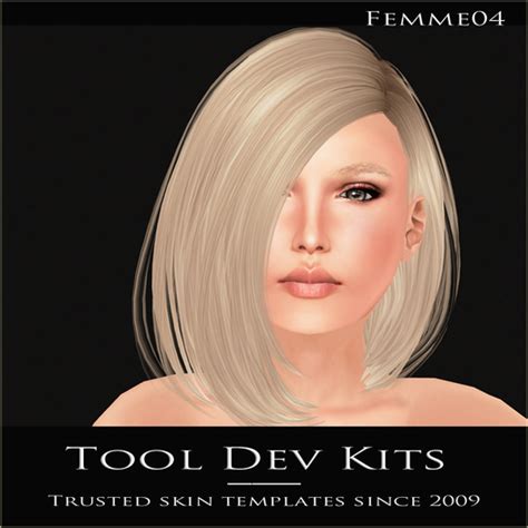 Second Life Marketplace Tool Dev Femme04 Skin Maker Template 1 Tone