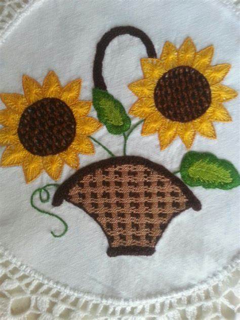 Girasoles Bordados Hand Embroidery Embroidery Handmade