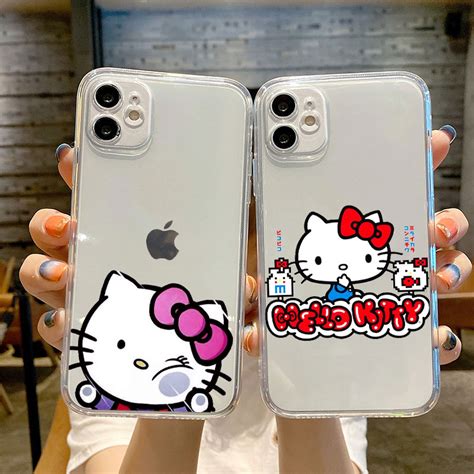 Minimal Print Hello Kitty Case For Iphones Juhi