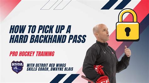 How To Pick Up A Hard Backhand Pass — National Skill Development Association