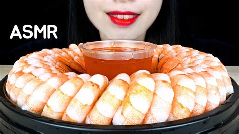 Asmr Shrimp Cocktail Shrimp Ring Mukbang Eating Sounds