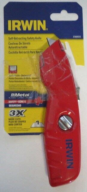 Irwin 2088600 6 Self Retracting Safety Utility Knife 1 Blade Included