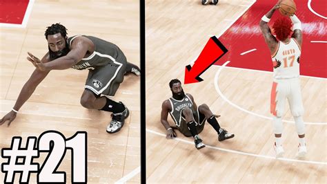 NBA 2k21 MyCAREER EPIC ANKLE BREAKERS DESTROY JAMES HARDEN 100 On