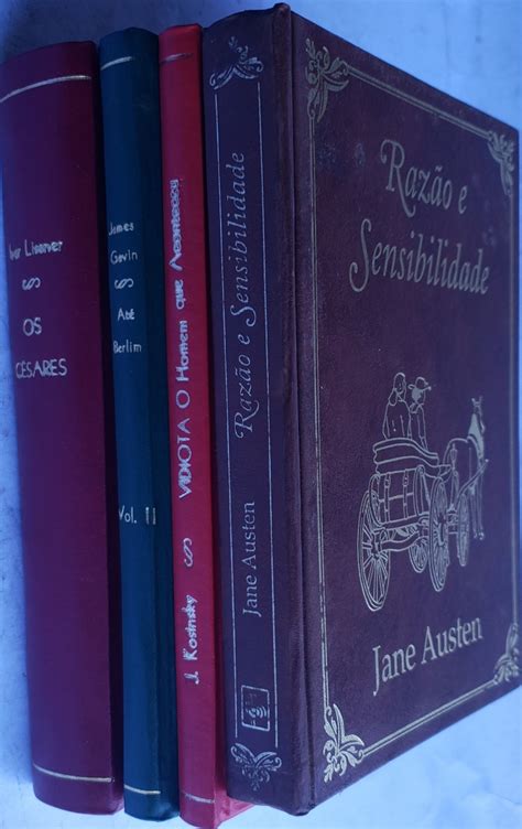 LOTE 4 LIVROS RAZÃO E SENSIBILIDADE de Jane Austen