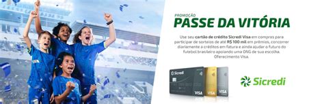 Promoção Passe da Vitória Sicredi e Visa Como Participar Prêmios e Mais