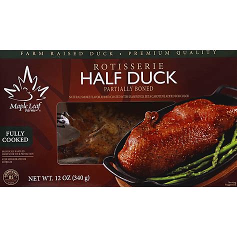 Maple Leaf Farms Rotisserie Half Duck Chicken Sendik S Food Market