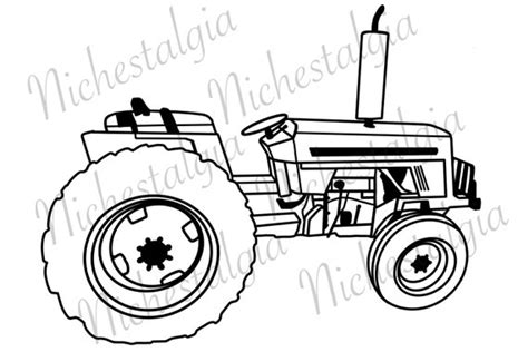 International Tractor Drawing