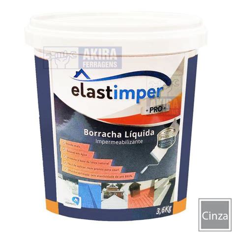 Borracha Liquida Elastimper Pro Kg Impermeabilizante Laje Local