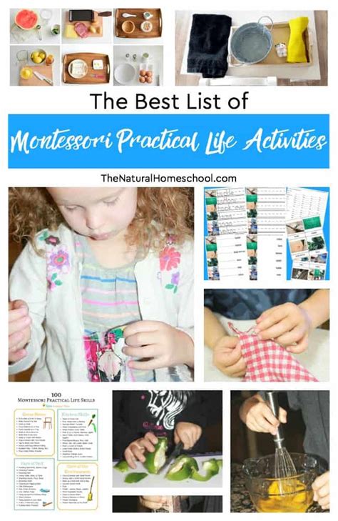 The Best List Of Montessori Practical Life Activities The Natural