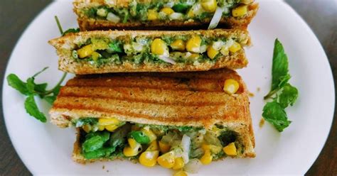 Corn Cheese Sandwich Recipe By Richa Vardhan Cookpad