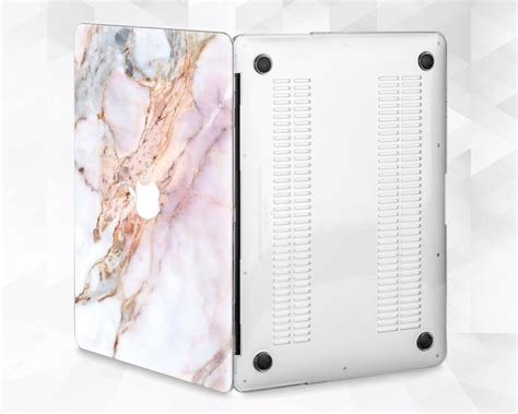 Marble Macbook Case Pink Marble Macbook Pro Inch Air Etsy