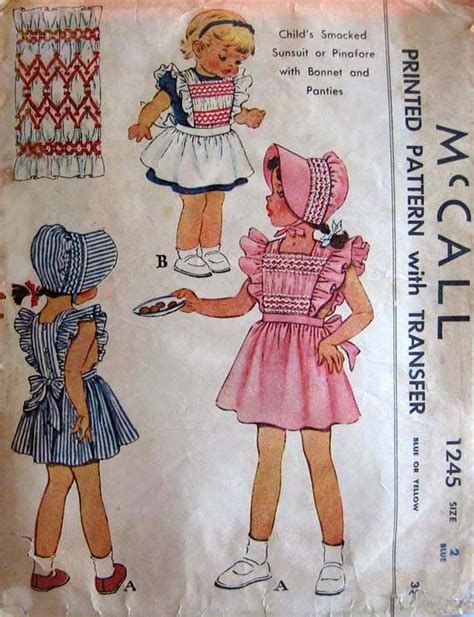 Mccall 1245 Vintage Sewing Patterns Fandom