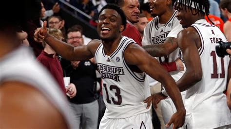 Mississippi State Mens Basketball Upsets No 8 Auburn Yardbarker