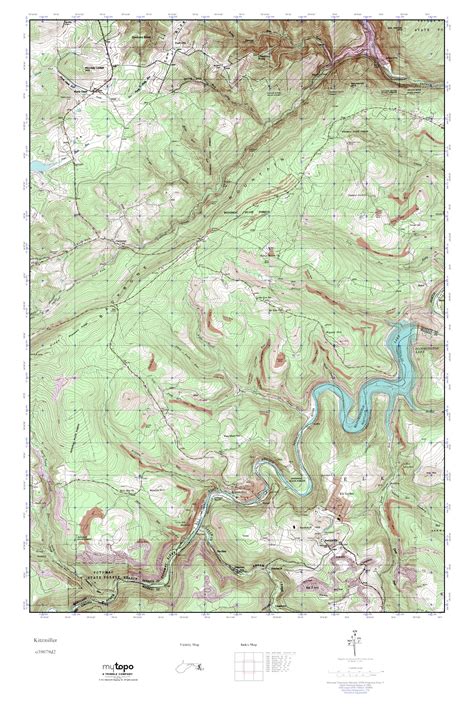 Mytopo Kitzmiller West Virginia Usgs Quad Topo Map