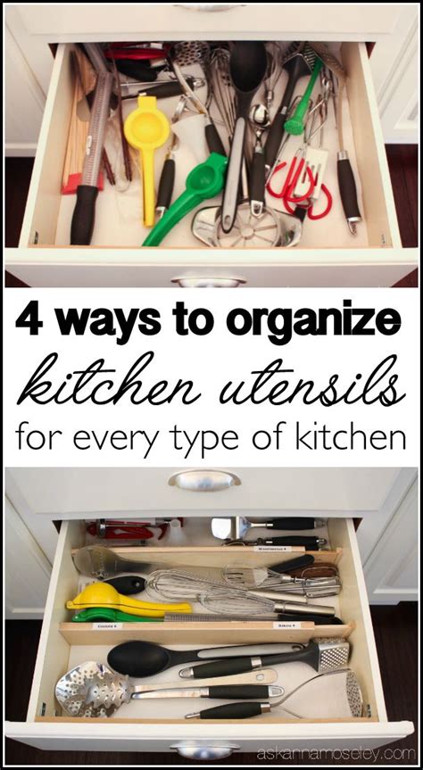 4 Ways To Organize Kitchen Utensils For Every Type Of Kitchen