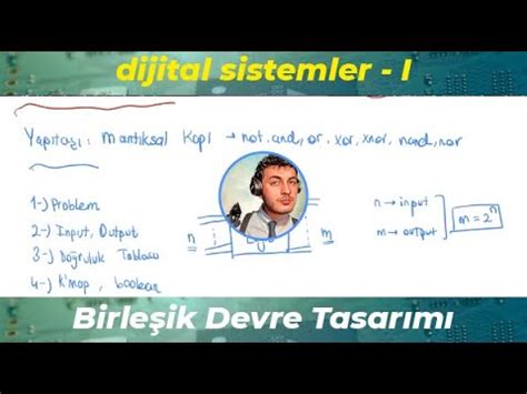 87 Birleşik Devre Tasarımına Giri Combinational Circuits Kursun