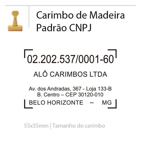 Topo Imagem Modelo Carimbo Cnpj Br Thptnganamst Edu Vn