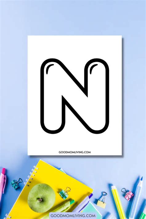 Bubble Letter N Free Printables And How To Draw Good Mom