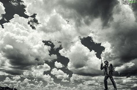 Fond D Cran Nuage Ciel Noir Et Blanc Photographie Monochrome La